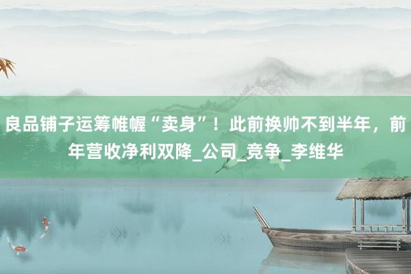 良品铺子运筹帷幄“卖身”！此前换帅不到半年，前年营收净利双降_公司_竞争_李维华