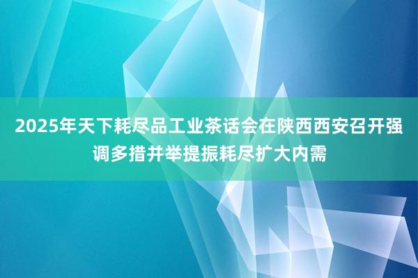 2025年天下耗尽品工业茶话会在陕西西安召开强调多措并举提振耗尽扩大内需