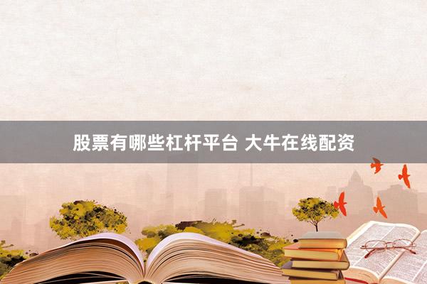 股票有哪些杠杆平台 大牛在线配资