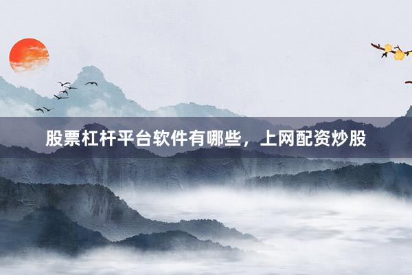 股票杠杆平台软件有哪些，上网配资炒股